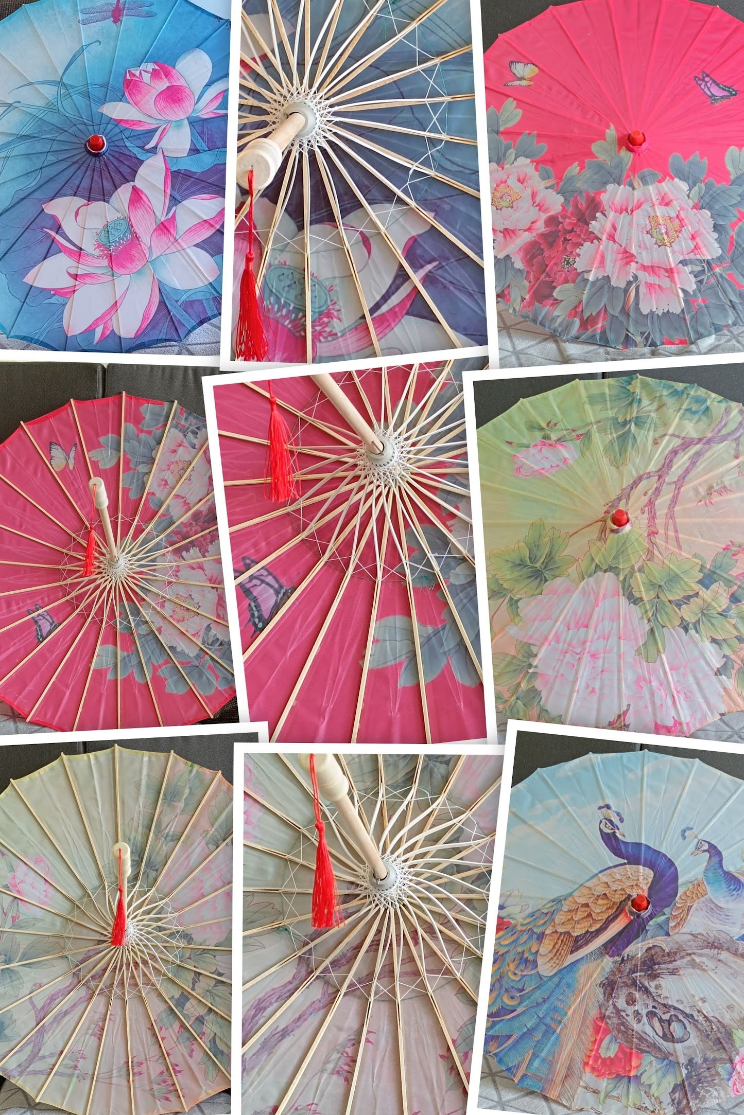 Deko-Sonnenschirm Chinesischer Stil